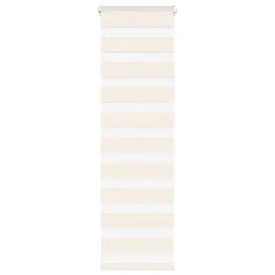 vidaXL Zebra senčilo bež marmor 45x150 cm tkanina širina 40,9 cm