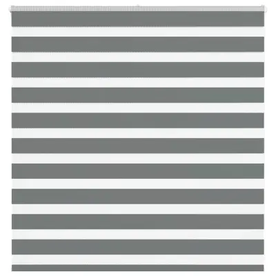 vidaXL Zebra senčilo temno sivo 150x100 cm tkanina širina 145,9 cm