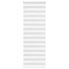 vidaXL Zebra senčilo bela 80x230 cm tkanina širina 75,9cm poliester