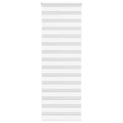 vidaXL Zebra senčilo bela 80x230 cm tkanina širina 75,9cm poliester
