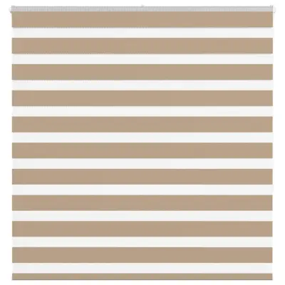 vidaXL Zebra senčilo peščeno rjava 150x150 cm tkanina širina 145,9 cm