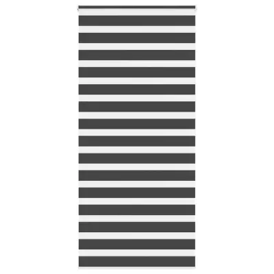 idaXL Zebra senčilo črna 115x200 cm tkanina širina 110,9 cm poliester