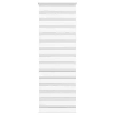 vidaXL Zebra senčilo bela 85x200 cm tkanina širina 80,9cm poliester