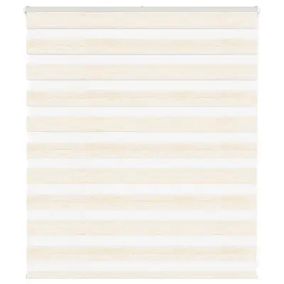 vidaXL Zebra senčilo bež marmor 135x100 cm tkanina širina 130,9 cm