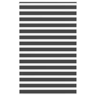 idaXL Zebra senčilo črna 145x200 cm tkanina širina 140,9 cm poliester