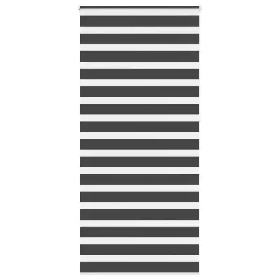 idaXL Zebra senčilo črna 110x230 cm tkanina širina 105,9 cm poliester