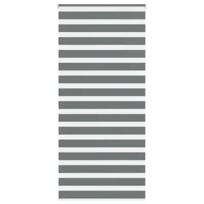 vidaXL Zebra senčilo temno sivo 105x230 cm tkanina širina 100,9 cm