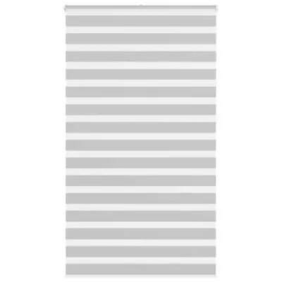 vidaXL Zebra senčilo svetlo sivo 130x230 cm tkanina širina 125,9 cm
