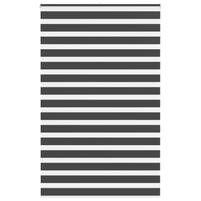 idaXL Zebra senčilo črna 140x230 cm tkanina širina 135,9 cm poliester