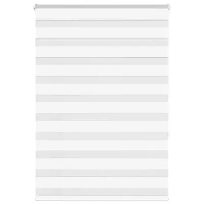 vidaXL Zebra senčilo bela 100x150 cm tkanina širina 95,9cm poliester