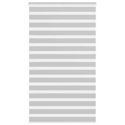 vidaXL Zebra senčilo svetlo sivo 120x230 cm tkanina širina 115,9 cm