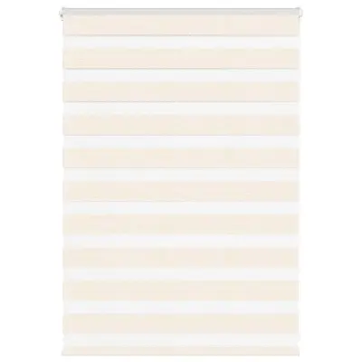 vidaXL Zebra senčilo bež marmor 110x100 cm tkanina širina 105,9 cm