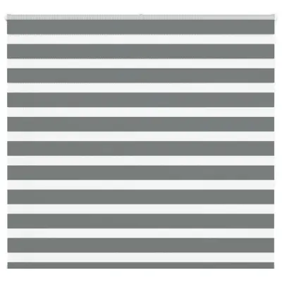 vidaXL Zebra senčilo temno sivo 160x150 cm tkanina širina 155,9 cm