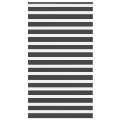 idaXL Zebra senčilo črna 130x200 cm tkanina širina 125,9 cm poliester