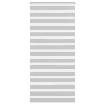 vidaXL Zebra senčilo svetlo sivo 115x200 cm tkanina širina 110,9 cm