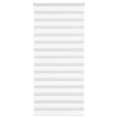 vidaXL Zebra senčilo bela 110x230 cm tkanina širina 105,9cm poliester