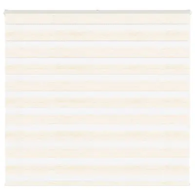 vidaXL Zebra senčilo bež marmor 155x150 cm tkanina širina 150,9 cm
