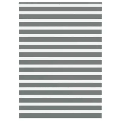 vidaXL Zebra senčilo temno sivo 165x230 cm tkanina širina 160,9 cm