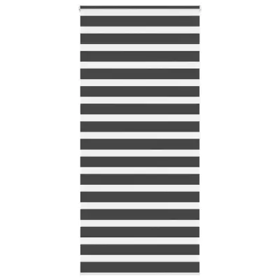 idaXL Zebra senčilo črna 105x200 cm tkanina širina 100,9 cm poliester