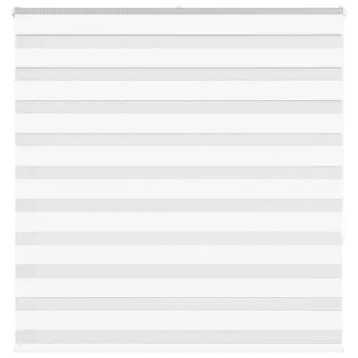 vidaXL Zebra senčilo bela 150x150 cm tkanina širina 145,9cm poliester