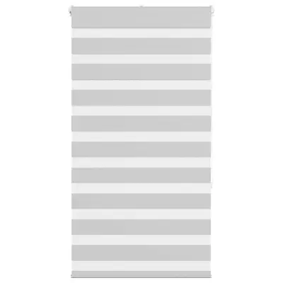 vidaXL Zebra senčilo svetlo sivo 70x150 cm tkanina širina 65,9 cm