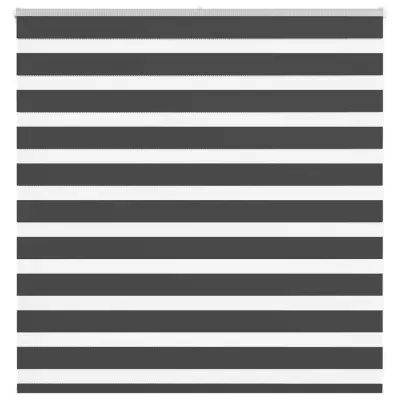 idaXL Zebra senčilo črna 140x100 cm tkanina širina 135,9 cm poliester