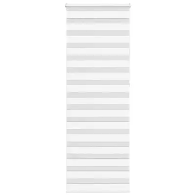 vidaXL Zebra senčilo bela 75x230 cm tkanina širina 70,9cm poliester