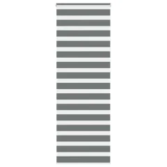 vidaXL Zebra senčilo temno sivo 70x230 cm tkanina širina 65,9 cm