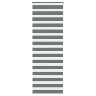 vidaXL Zebra senčilo temno sivo 70x230 cm tkanina širina 65,9 cm