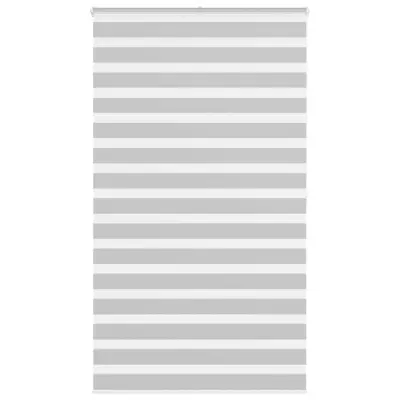 vidaXL Zebra senčilo svetlo sivo 120x200 cm tkanina širina 115,9 cm