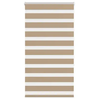 vidaXL Zebra senčilo peščeno rjava 80x150 cm tkanina širina 75,9 cm