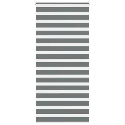 vidaXL Zebra senčilo temno sivo 100x200 cm tkanina širina 95,9 cm