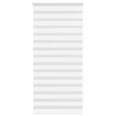 vidaXL Zebra senčilo bela 95x200 cm tkanina širina 90,9cm poliester