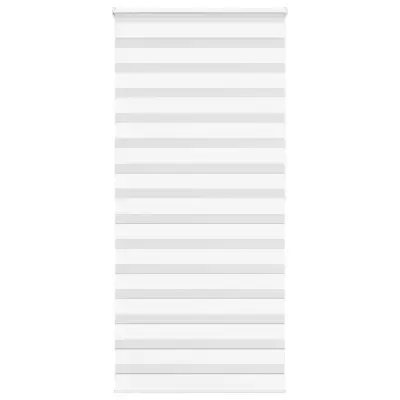 vidaXL Zebra senčilo bela 110x200 cm tkanina širina 105,9cm poliester