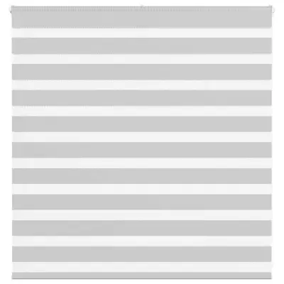 vidaXL Zebra senčilo svetlo sivo 150x100 cm tkanina širina 145,9 cm
