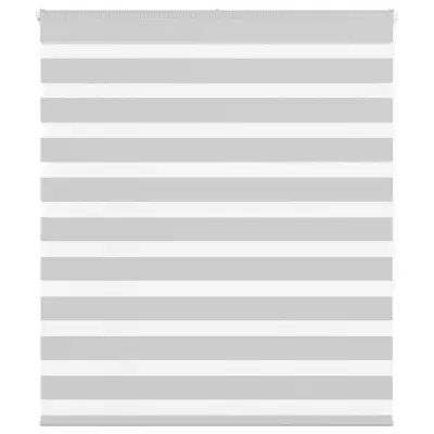 vidaXL Zebra senčilo svetlo sivo 130x150 cm tkanina širina 125,9 cm