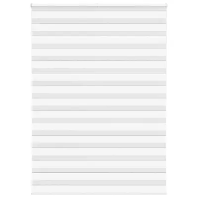 vidaXL Zebra senčilo bela 155x200 cm tkanina širina 150,9cm poliester