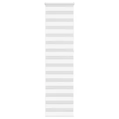 vidaXL Zebra senčilo bela 60x230 cm tkanina širina 55,9cm poliester