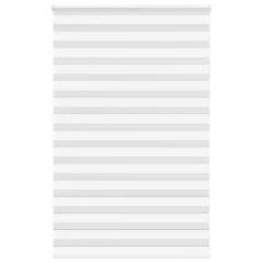 vidaXL Zebra senčilo bela 150x230 cm tkanina širina 145,9cm poliester
