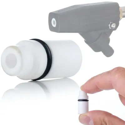 Rosfix Keramična Šoba za Peskanje – Porcelan, Ø8,6 mm, Dolžina 25,5 mm, Ø11,2 mm | Visoka Trajnost