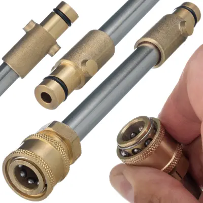 LANKA / ADAPTER (1/4QRC-GERNI) BAJONET ZA PRIKLJUČITEV PRIBORA S 1/4" HITRIM NASTAVKOM ZA SERIJE NILFISK / GERNI / HUSQVARNA / STHIL