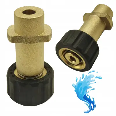 Rosfix Nadomestni Del za Visokotlačni Čistilnik Kärcher K2–K7 – Adapter 1/4QC na M22x1,5 | Trpežen, 14 mm