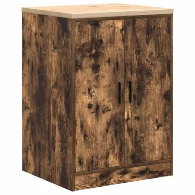 vidaXL Garažna omara za shranjevanje 60x51x85 cm trdna borovina