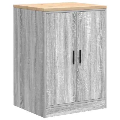 vidaXL Garažna omara za shranjevanje 60x51x85 cm trdna borovina