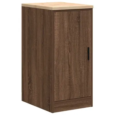 vidaXL Garažna omara za shranjevanje 40x51x85 cm trdna borovina
