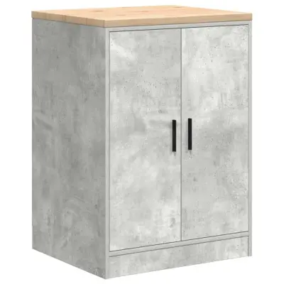 vidaXL Garažna omara za shranjevanje 60x51x85 cm trdna borovina