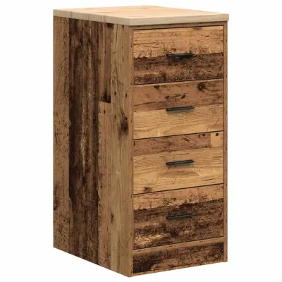 vidaXL Garažna omara za shranjevanje 40x51x85 cm trdna borovina