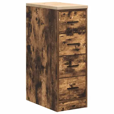 vidaXL Garažna omara za shranjevanje 30x51x85 cm trdna borovina