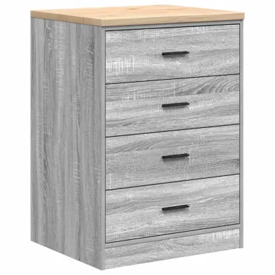 vidaXL Garažna omara za shranjevanje 60x51x85 cm trdna borovina