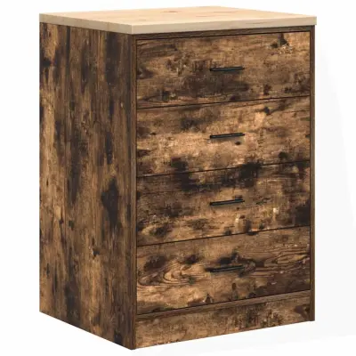 vidaXL Garažna omara za shranjevanje 60x51x85 cm trdna borovina